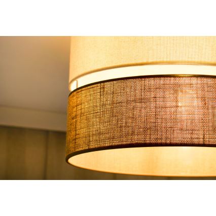 Brilagi - Plafonjera ROYAL YUTE 1xE27/15W/230V pr. 40 cm bež/kremasta