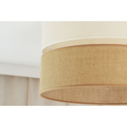 Brilagi - Plafonjera ROYAL YUTE 1xE27/15W/230V pr. 40 cm bež/kremasta