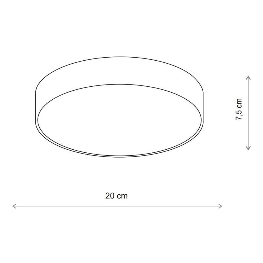 Brilagi - Plafonjera sa senzorom CLARE 1xE27/40W/230V pr. 20 cm bež