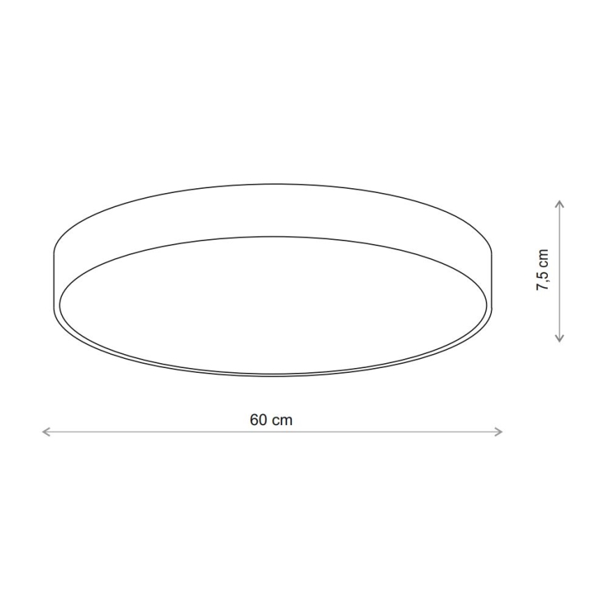 Brilagi - Plafonjera sa senzorom CLARE 5xE27/24W/230V pr. 60 cm bež