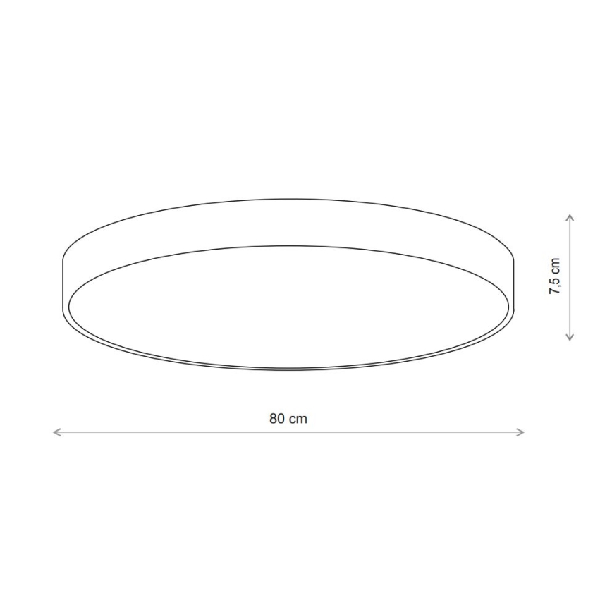 Brilagi - Plafonjera sa senzorom CLARE 6xE27/24W/230V pr. 80 cm bež