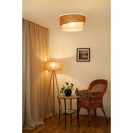 Brilagi - Plafonjera SHINE 1xE27/15W/230V pr. 50 cm bež/kremasta