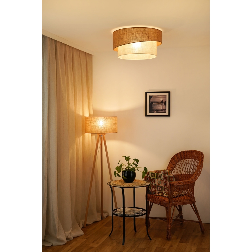 Brilagi - Plafonjera SHINE 1xE27/15W/230V pr. 50 cm bež/kremasta