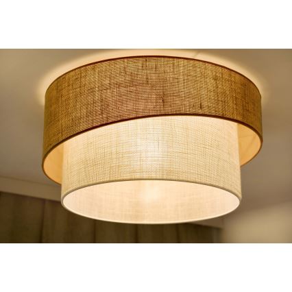Brilagi - Plafonjera SHINE 1xE27/15W/230V pr. 50 cm bež/kremasta
