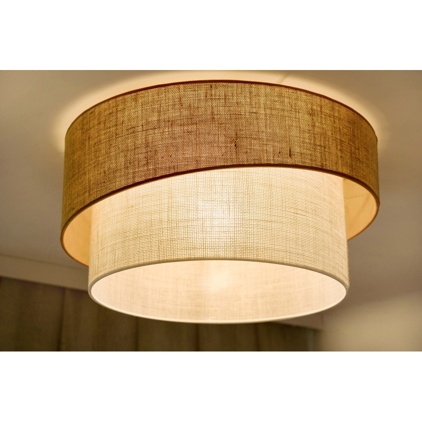 Brilagi - Plafonjera SHINE 1xE27/15W/230V pr. 50 cm bež/kremasta