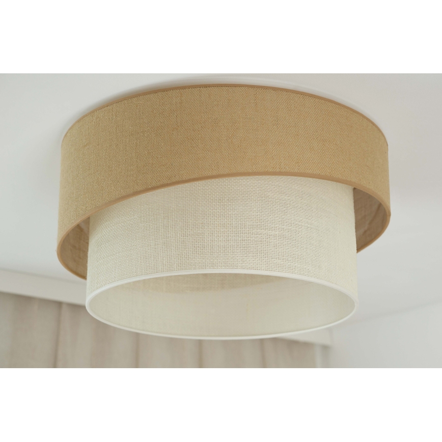Brilagi - Plafonjera SHINE 1xE27/15W/230V pr. 50 cm bež/kremasta