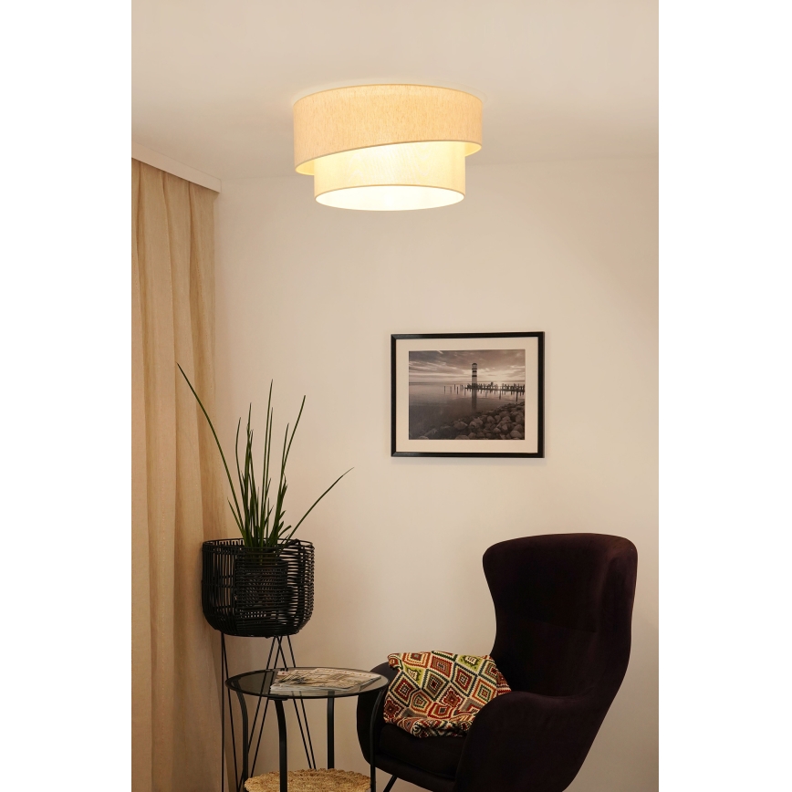 Brilagi - Plafonjera SHINE 1xE27/15W/230V pr. 50 cm kremasta