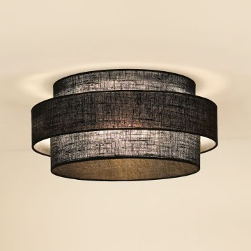 Brilagi - Plafonjera SPACE YUTE LED/12W/230V pr. 50 cm crno