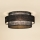 Brilagi - Plafonjera SPACE YUTE LED/12W/230V pr. 50 cm crno
