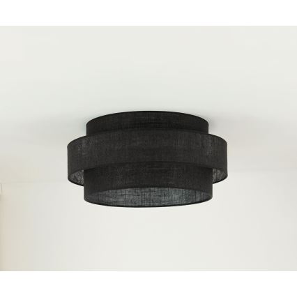Brilagi - Plafonjera SPACE YUTE LED/12W/230V pr. 50 cm crno