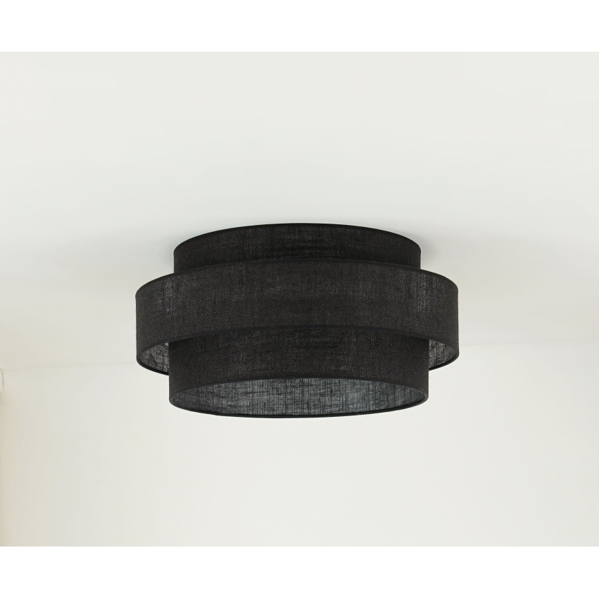 Brilagi - Plafonjera SPACE YUTE LED/12W/230V pr. 50 cm crno