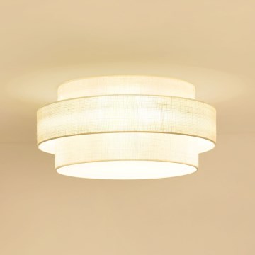 Brilagi - Plafonjera SPACE YUTE LED/12W/230V pr. 50 cm kremasta