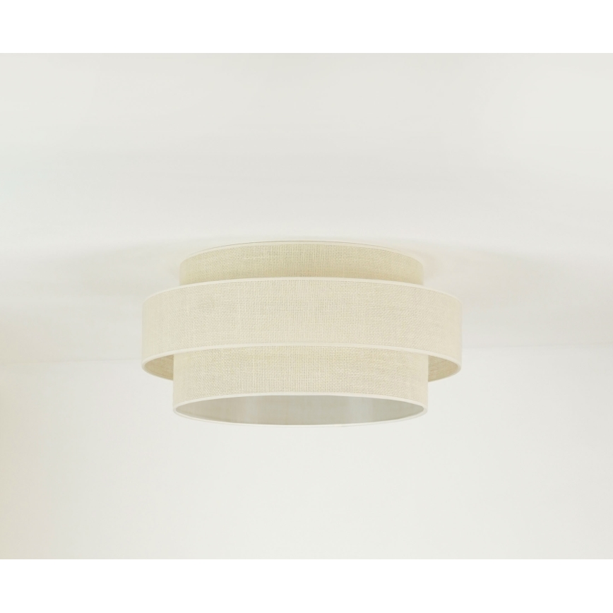 Brilagi - Plafonjera SPACE YUTE LED/12W/230V pr. 50 cm kremasta