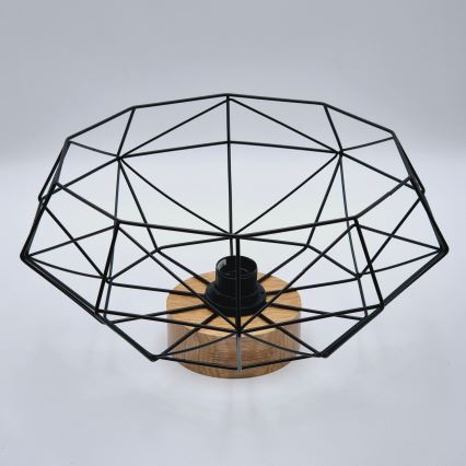 Brilagi - Plafonjera WOODY BASKET 1xE27/60W/230V hrast