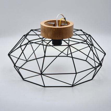 Brilagi - Plafonjera WOODY BASKET 1xE27/60W/230V hrast