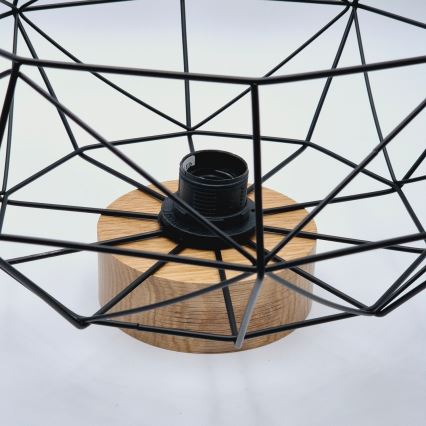 Brilagi - Plafonjera WOODY BASKET 1xE27/60W/230V hrast