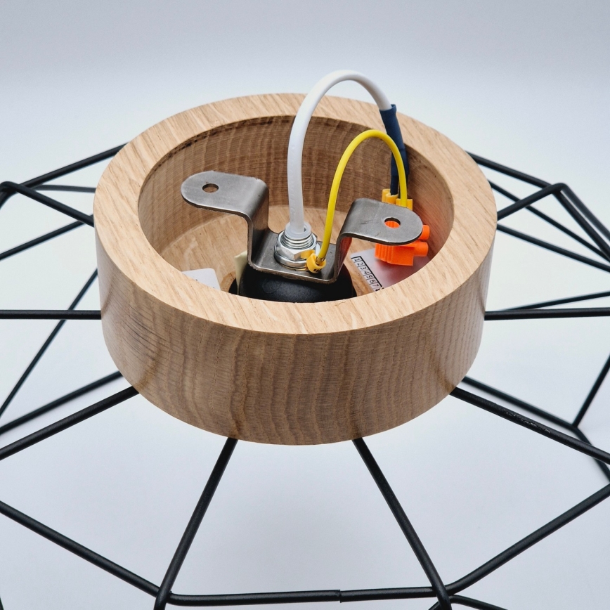 Brilagi - Plafonjera WOODY BASKET 1xE27/60W/230V hrast