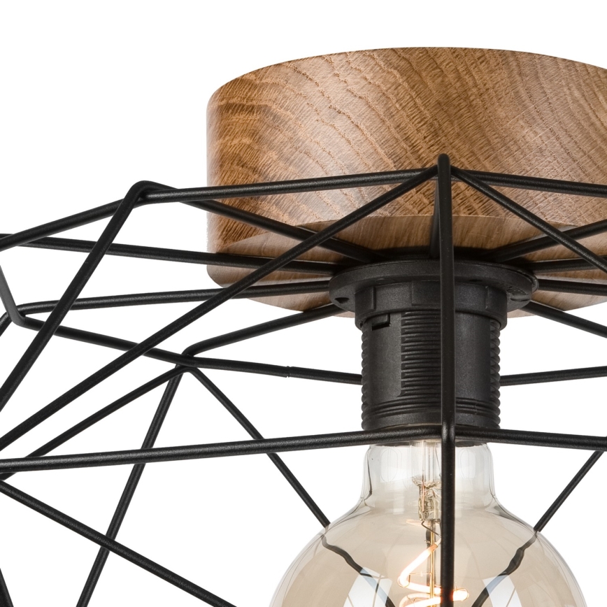 Brilagi - Plafonjera WOODY BASKET 1xE27/60W/230V hrast