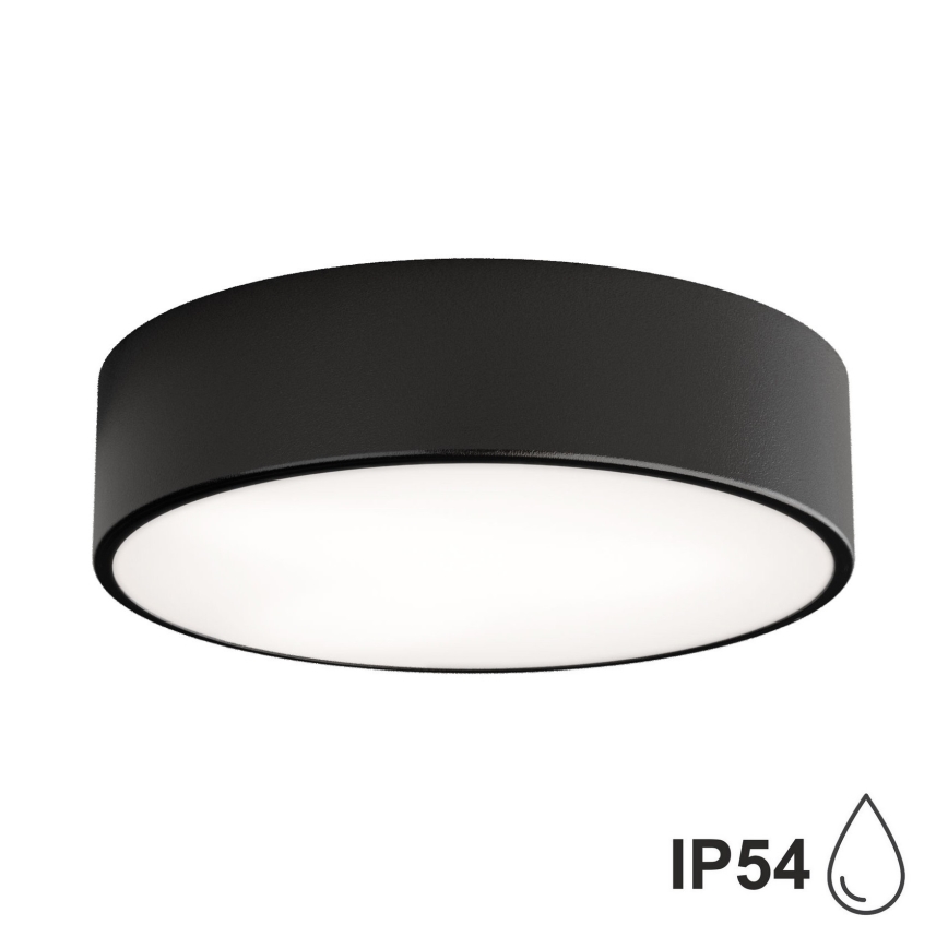 Brilagi - Plafonjera za kupatilo CLARE 2xE27/24W/230V pr. 30 cm crno IP54