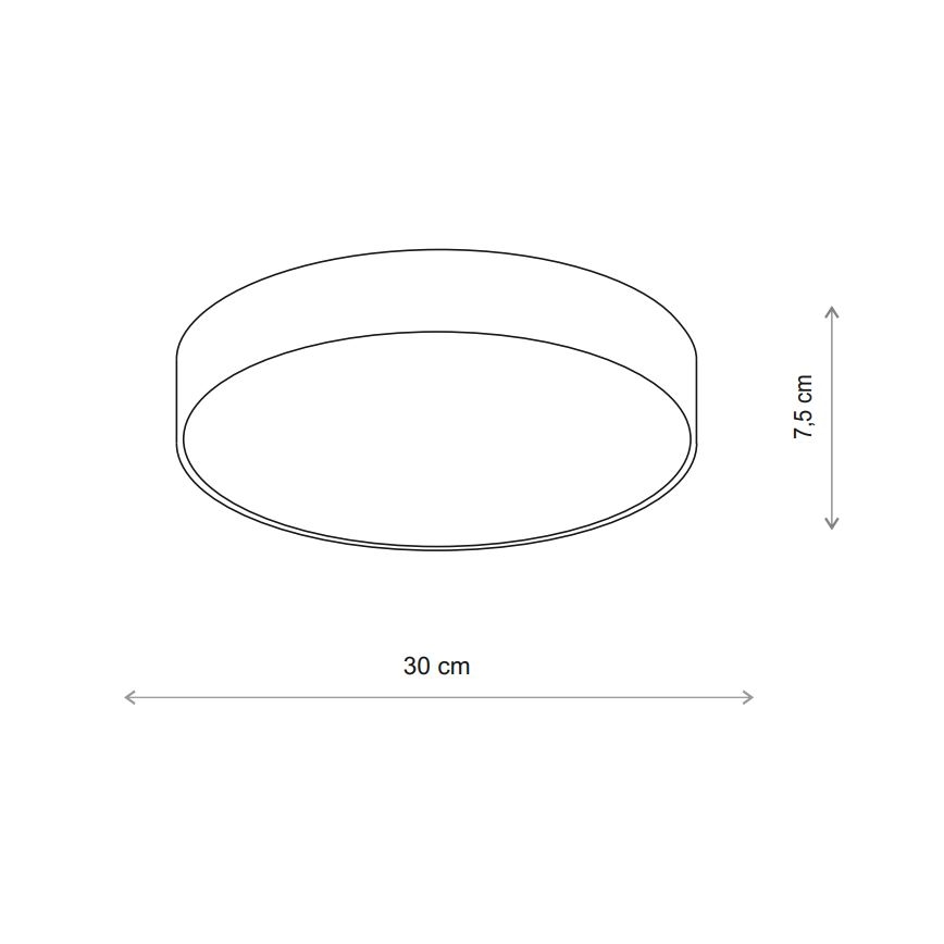 Brilagi - Plafonjera za kupatilo CLARE 2xE27/24W/230V pr. 30 cm IP54 bež