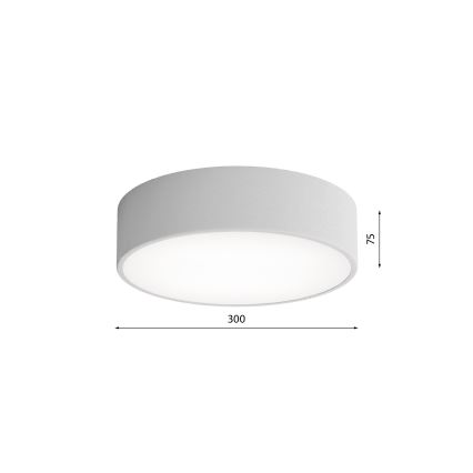 Brilagi - Plafonjera za kupatilo CLARE 2xE27/24W/230V pr. 30 cm IP54 sivo
