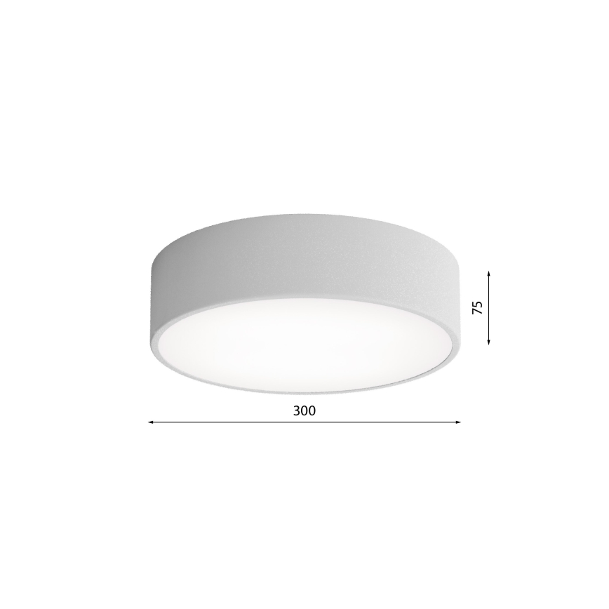 Brilagi - Plafonjera za kupatilo CLARE 2xE27/24W/230V pr. 30 cm IP54 sivo