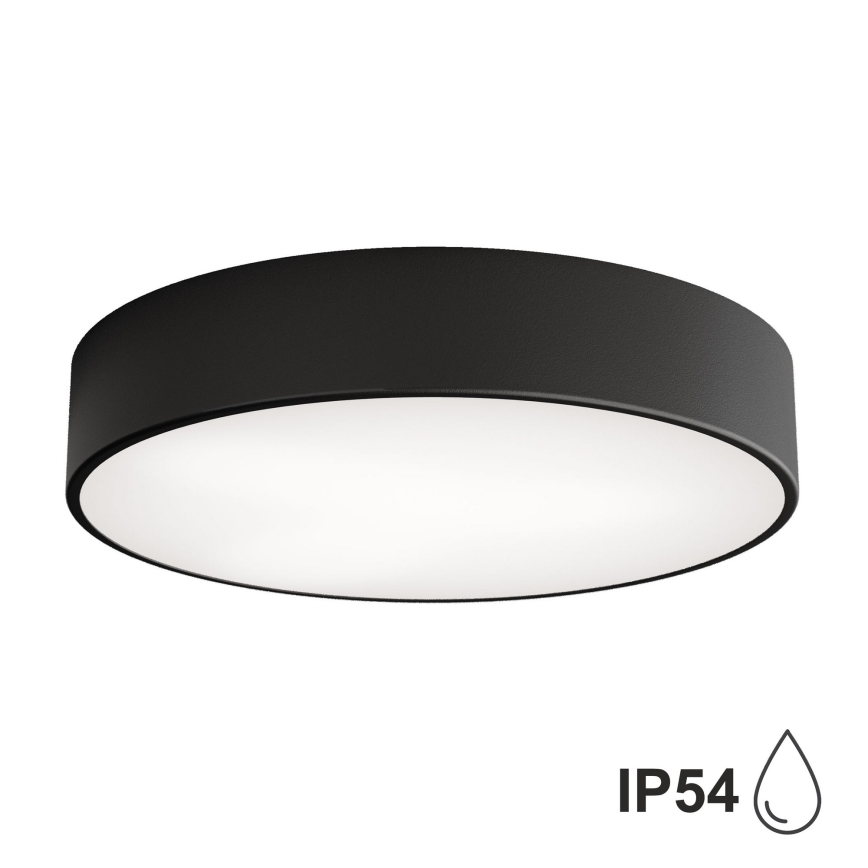Brilagi - Plafonjera za kupatilo CLARE 3xE27/24W/230V pr. 40 cm crno IP54