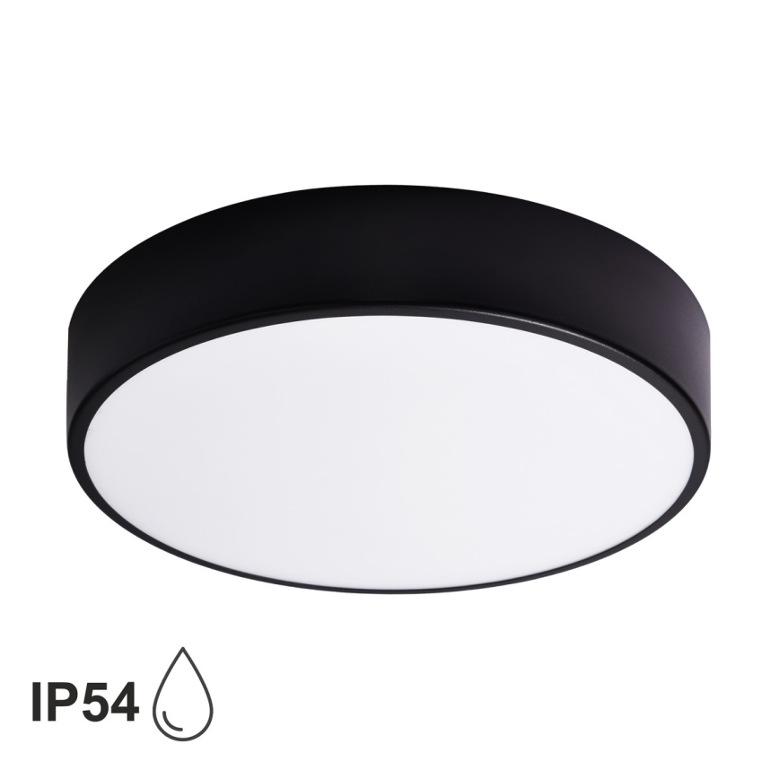 Brilagi - Plafonjera za kupatilo CLARE 3xE27/24W/230V pr. 40 cm crno IP54