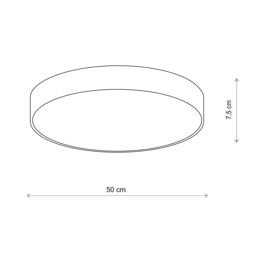 Brilagi - Plafonjera za kupatilo CLARE 4xE27/24W/230V pr. 50 cm IP54 bež