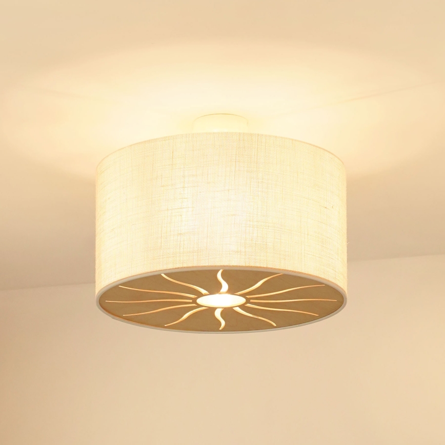 Brilagi - Plafonski luster COUNTRY ROLLER 1xE27/15W/230V, prečnik 45 cm, krem boja