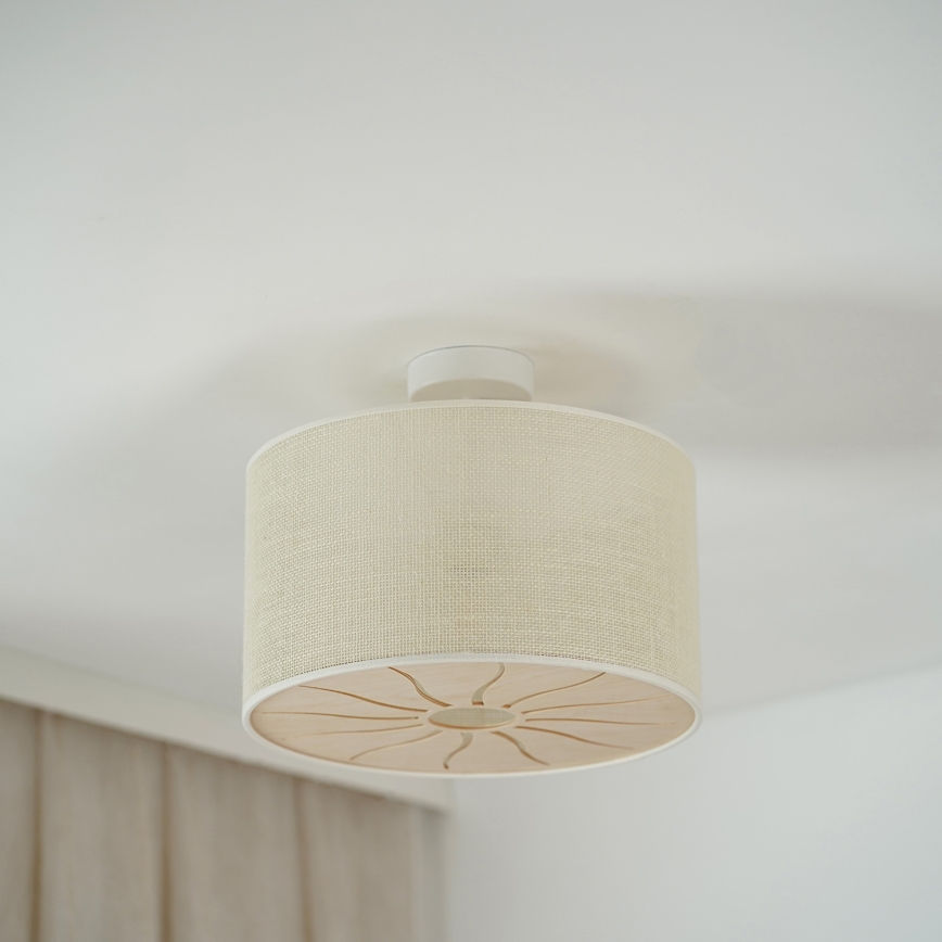 Brilagi - Plafonski luster COUNTRY ROLLER 1xE27/15W/230V, prečnik 45 cm, krem boja