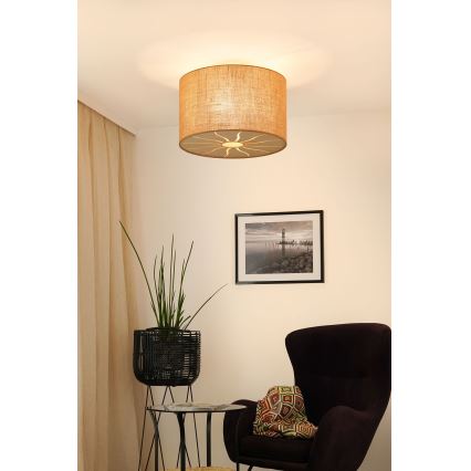 Brilagi - Plafonski luster COUNTRY ROLLER 1xE27/15W/230V prečnik 50 cm bež