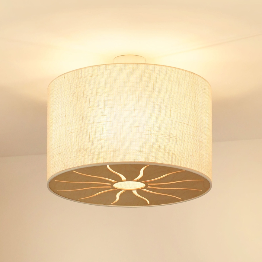 Brilagi - Plafonski luster COUNTRY ROLLER 1xE27/15W/230V, prečnik 50 cm, krem