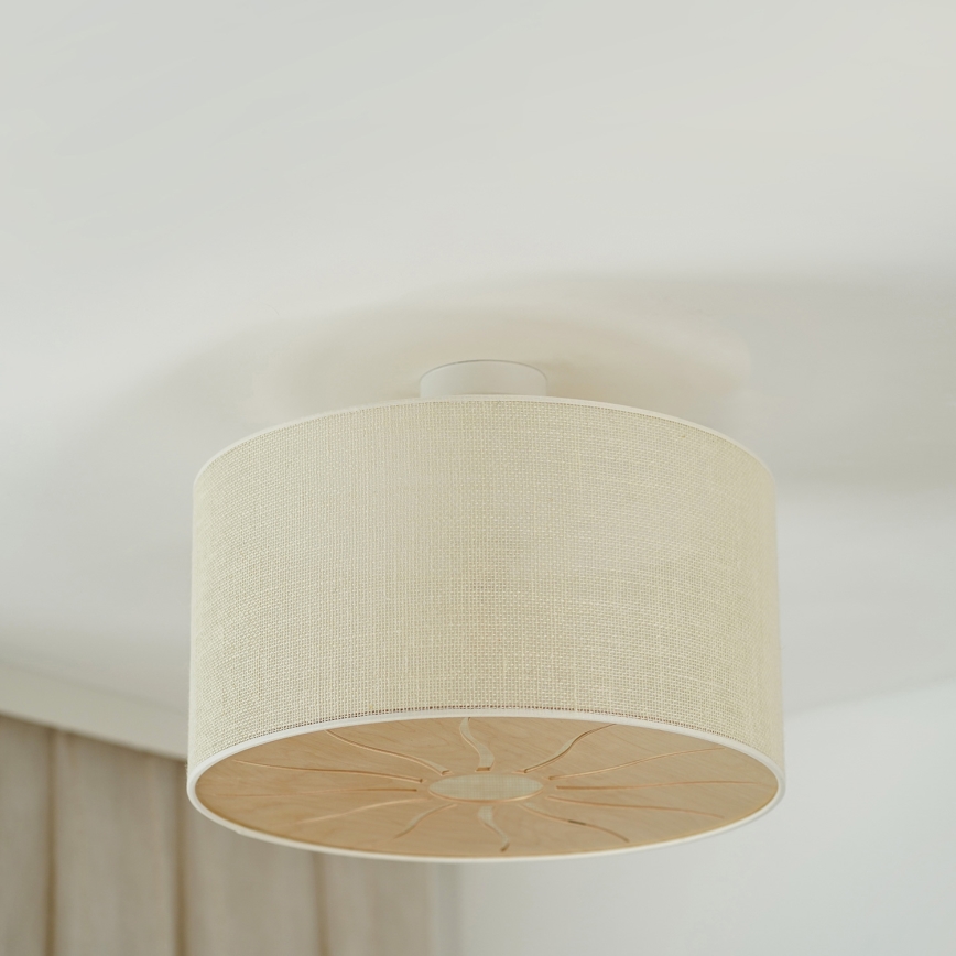 Brilagi - Plafonski luster COUNTRY ROLLER 1xE27/15W/230V, prečnik 50 cm, krem