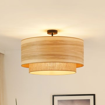 Brilagi - Plafonski luster MONTANA BOHO 1xE27/15W/230V prečnik 60 cm braon