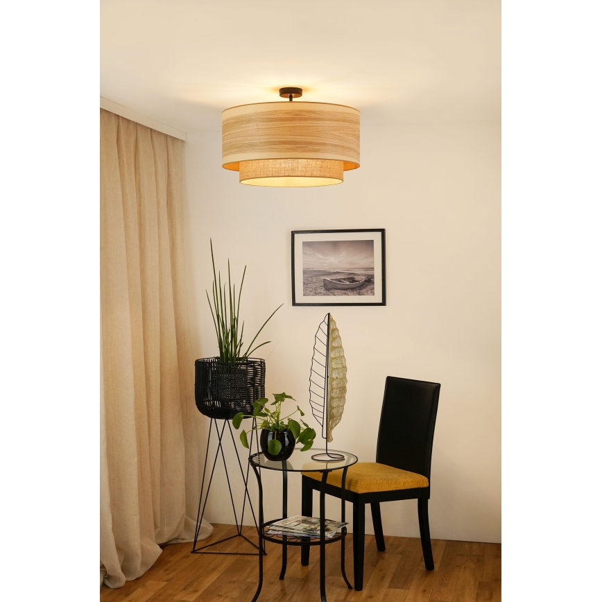 Brilagi - Plafonski luster MONTANA BOHO 1xE27/15W/230V prečnik 60 cm braon