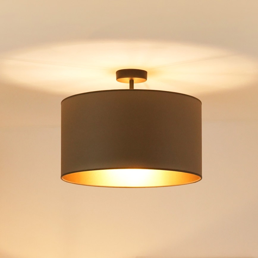 Brilagi - Plafonski luster OREGON ROLLER VEGE 1xE27/15W/230V pr. 45 cm siva