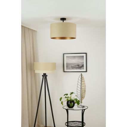 Brilagi - Plafonski luster OREGON ROLLER VEGE 1xE27/15W/230V prečnik 45 cm bež