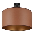 Brilagi - Plafonski luster OREGON ROLLER VEGE 1xE27/15W/230V prečnik 45 cm braon