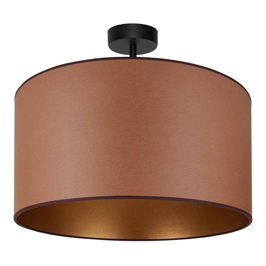 Brilagi - Plafonski luster OREGON ROLLER VEGE 1xE27/15W/230V prečnik 45 cm braon