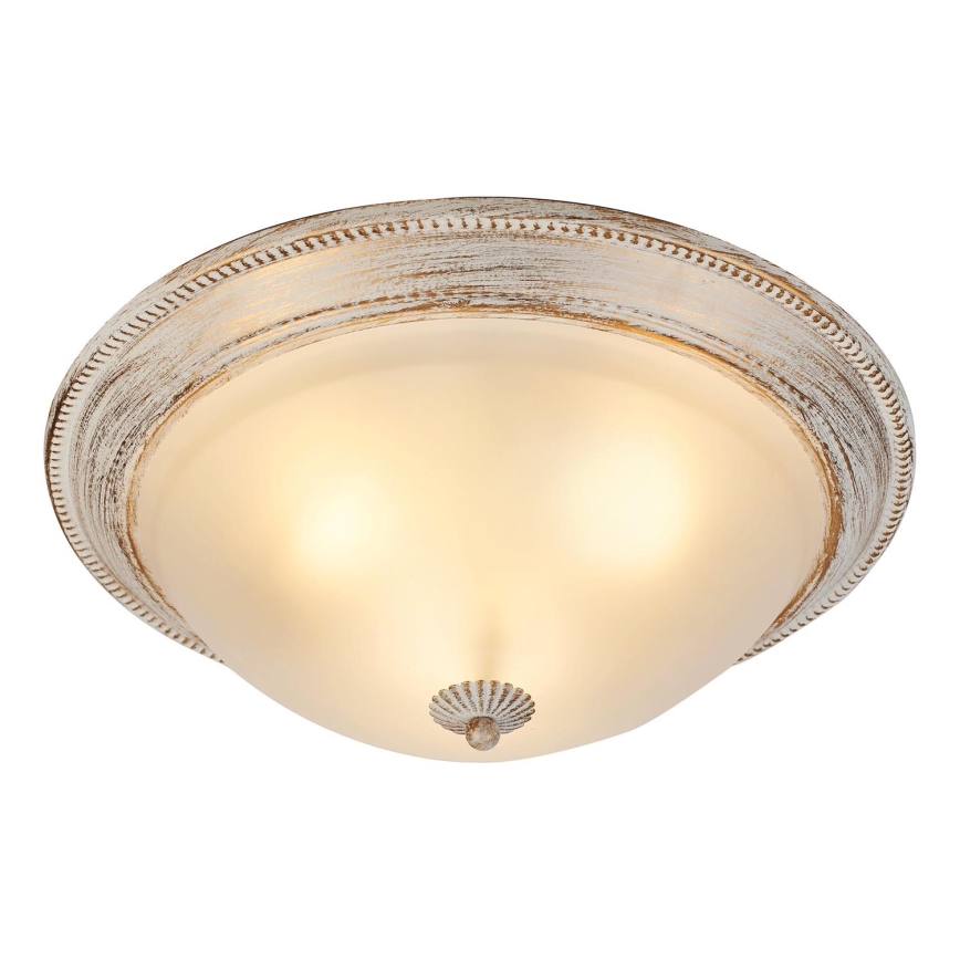 Brilagi - Plafonsko svetlo CLASSIC 3xE27/60W/230V krem/patina