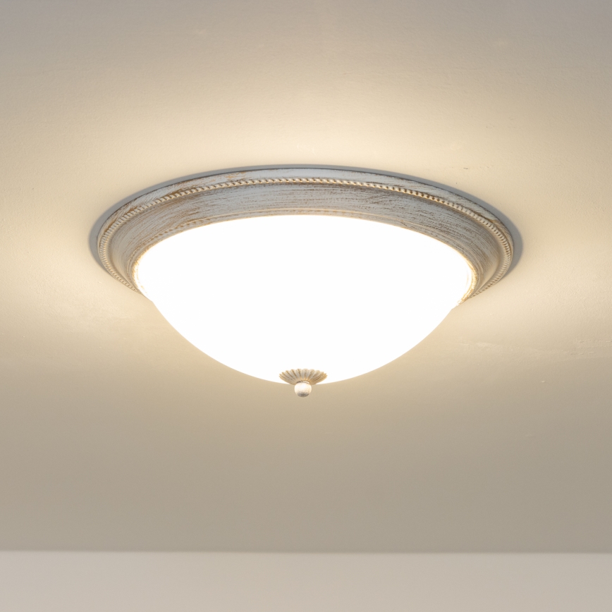 Brilagi - Plafonsko svetlo CLASSIC 3xE27/60W/230V krem/patina