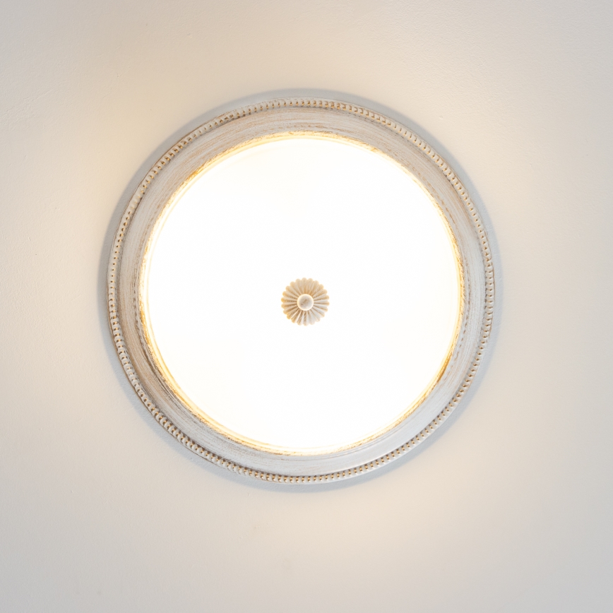 Brilagi - Plafonsko svetlo CLASSIC 3xE27/60W/230V krem/patina