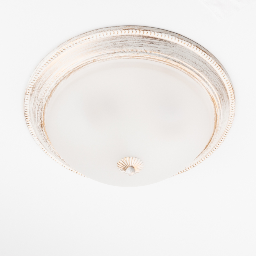 Brilagi - Plafonsko svetlo CLASSIC 3xE27/60W/230V krem/patina