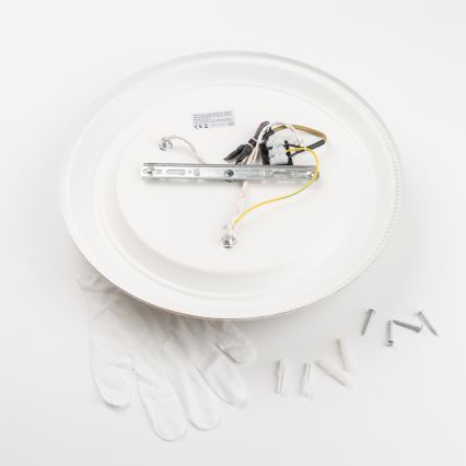 Brilagi - Plafonsko svetlo CLASSIC 3xE27/60W/230V krem/patina