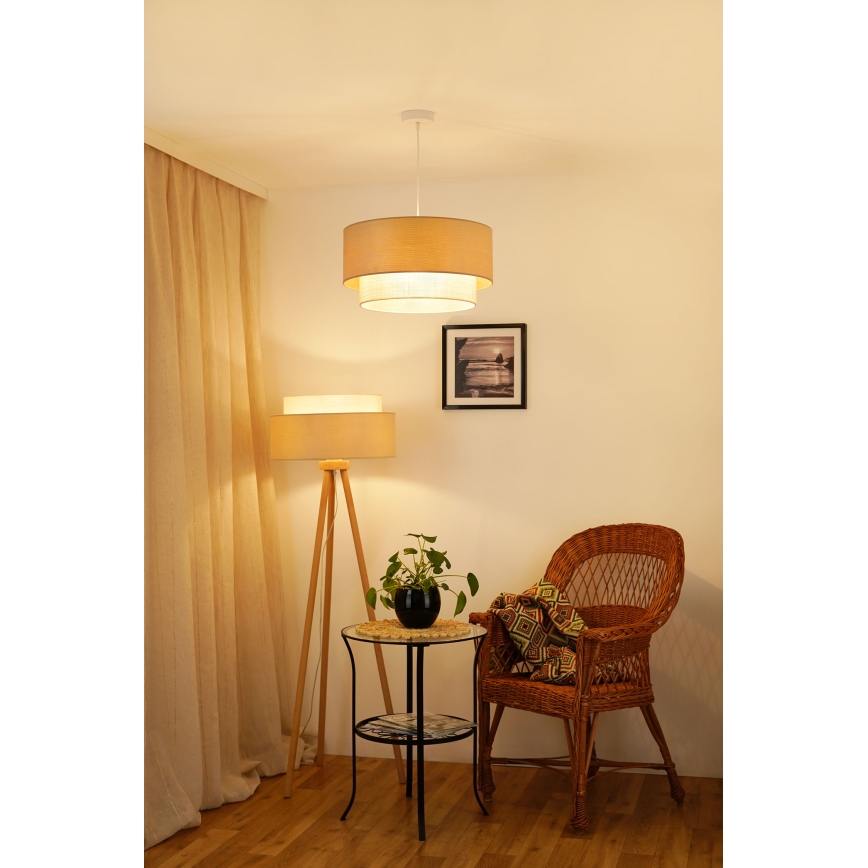 Brilagi - Podna lampa ARIZONA BOHO 1xE27/15W/230V bež