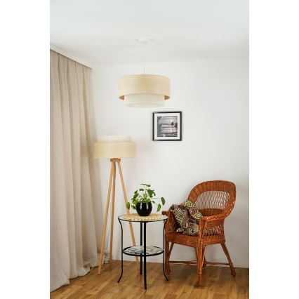 Brilagi - Podna lampa ARIZONA BOHO 1xE27/15W/230V bež