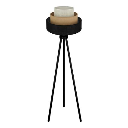 Brilagi - Podna lampa ASPEN LUNETA 1xE27/15W/230V crna/bež/krem