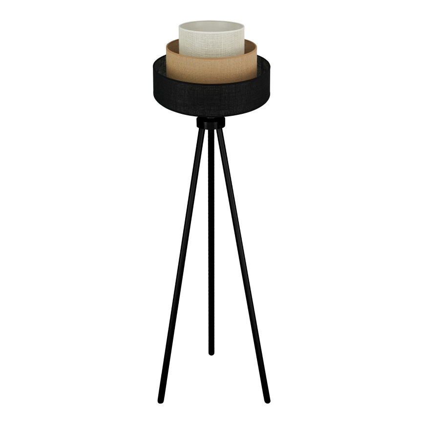 Brilagi - Podna lampa ASPEN LUNETA 1xE27/15W/230V crno/bež/kremasta