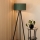 Brilagi - Podna lampa BOSTON ROLLER 1xE27/15W/230V slama zelena/zlatna